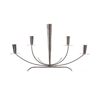 LJUSSTAKE, nysilver, Ystad Metall.