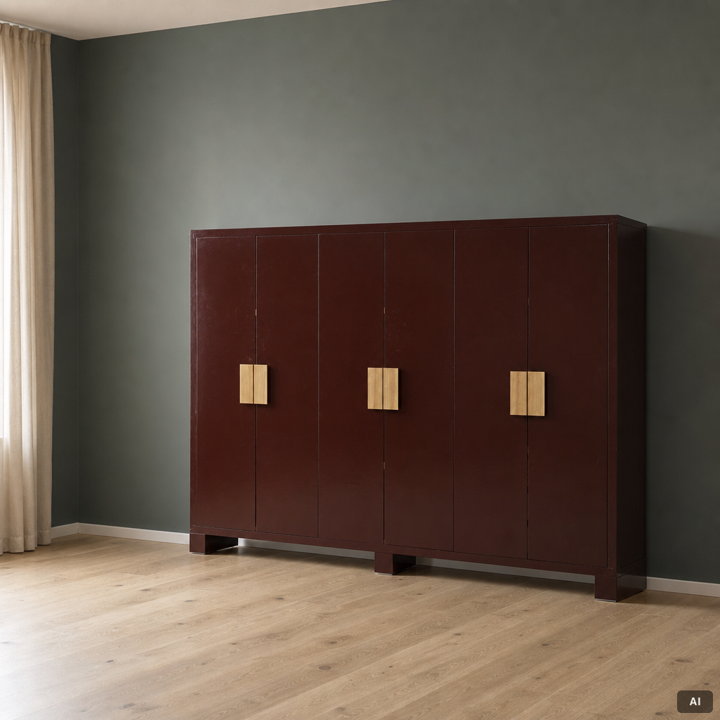 Studio Escapist, a specially commissioned cabinet, executed by Tre Sekel, Tibro, 2024.
