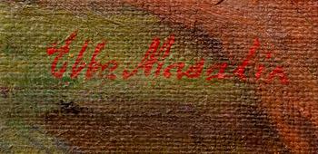 EBBA MASALIN (FINLAND), olja på duk, sign.