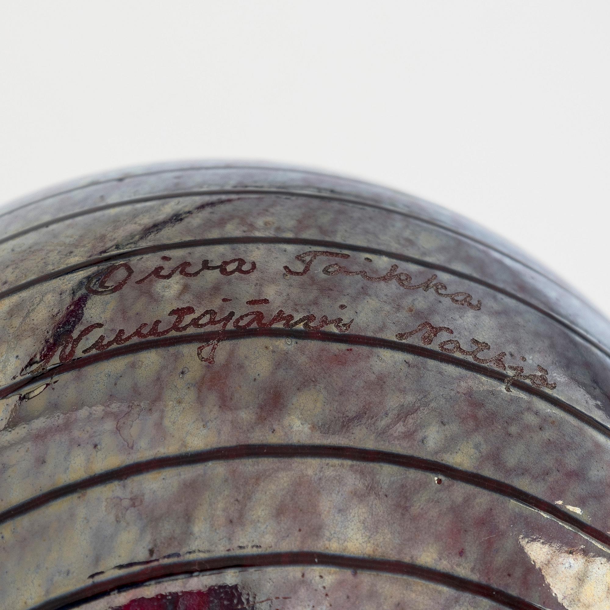 Oiva Toikka, Lasilintu, signeerattu Oiva Toikka Nuutajärvi Notsjö.