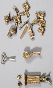 VÄGGPENDYL, sengustaviansk, Israel Dahlström, 1800-talets första kvartal.