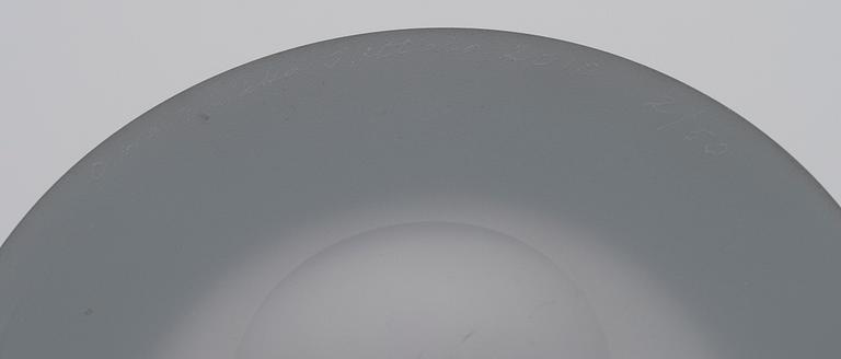 OIVA TOIKKA, GLASSKULPTUR. Snöslott-serien. Sign. Oiva Toikka Iittala 2010 2/50.