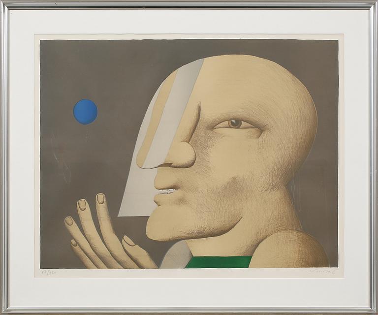 HORST ANTES, färglitografi, signerad och numrerad 87/120.