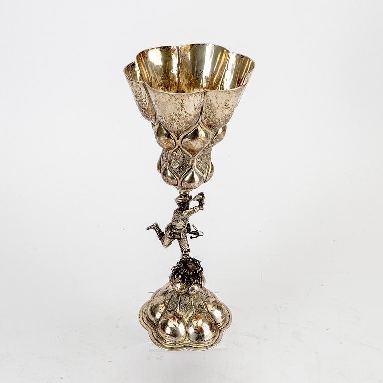 Ragnar Ericson druvpokal barockstil silver Malmö 1939.