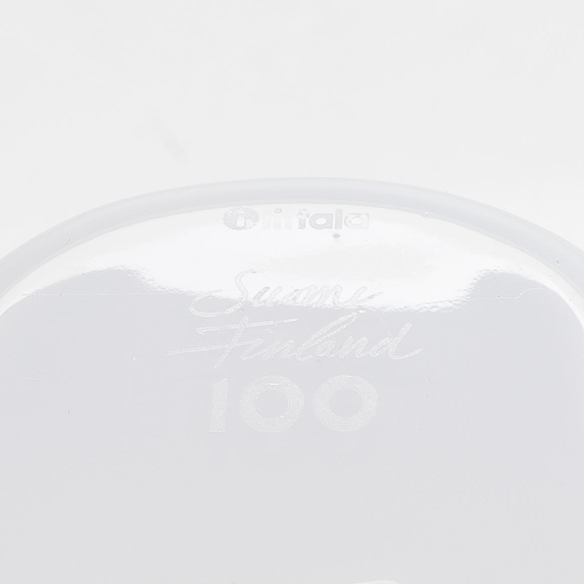 Alvar Aalto, a 'Suomi Finland 100' jubilee vase, signed Iittala.