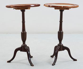 FÄLLBORD, ett par, empire, 1800-talets första hälft.