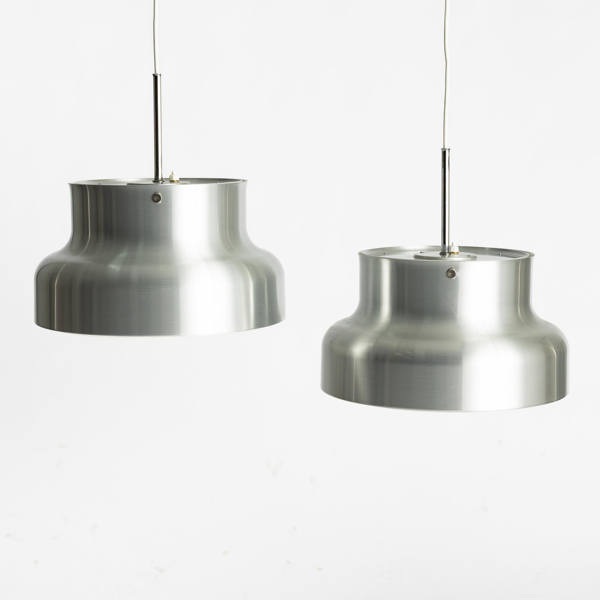 Anders Pehrson, a pair of 'Bumlingen' ceiling lamps, Ateljé Lyktan, Åhus.