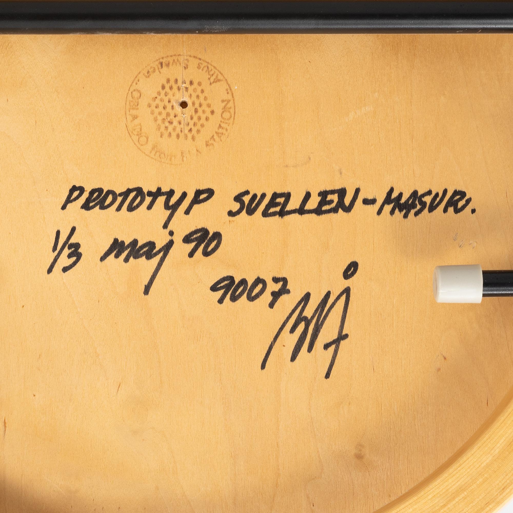 Börge Lindau, a birch 'Suellen-Masur' ed. 1/3, prototype, Blå Station, 1990.