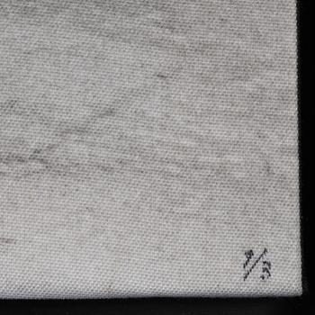 Carl Johan De Geer,  photo sublimation signed and dated 1959-2007. Numbered 1/3.