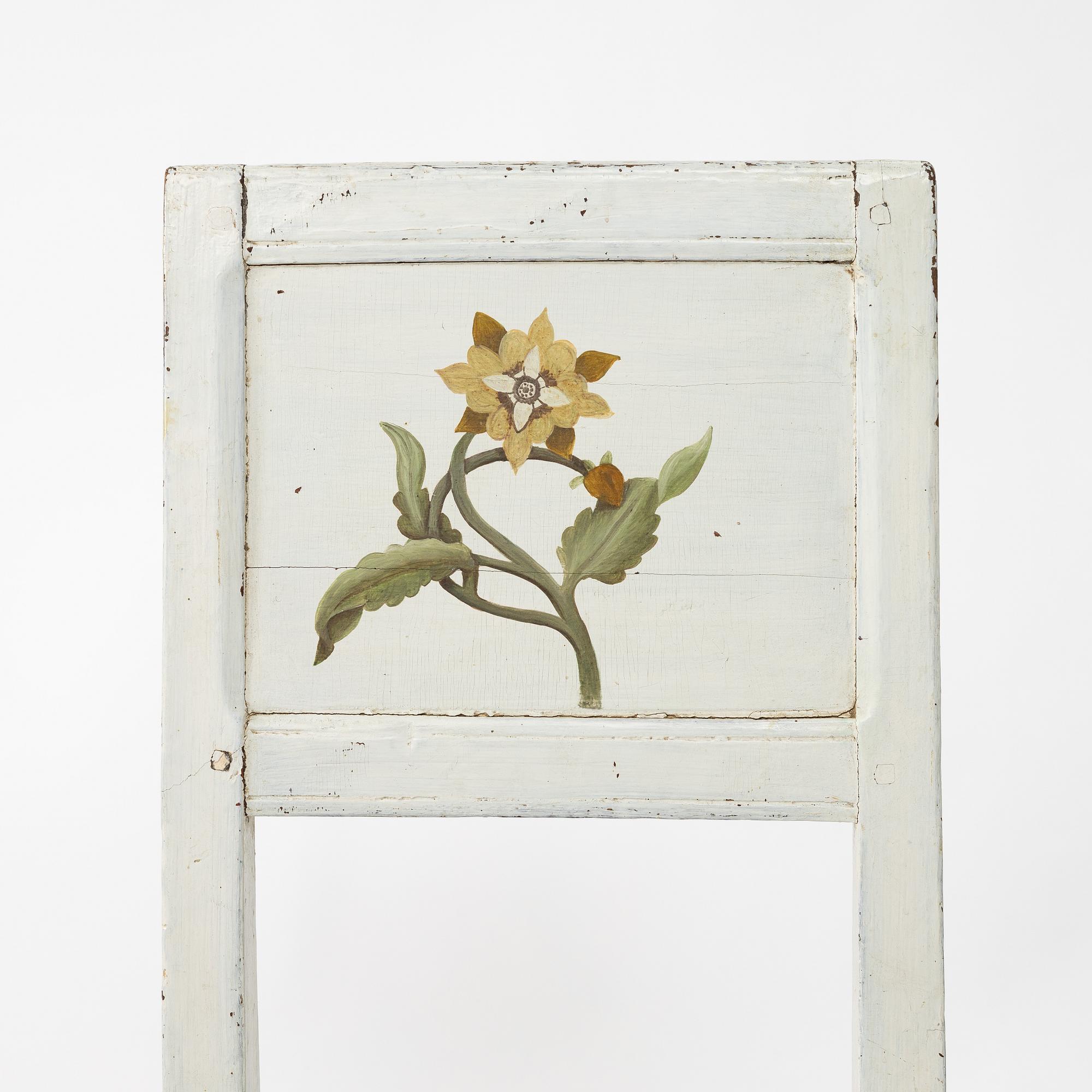 A pair of Swedish chairs, 18th/19th century.
