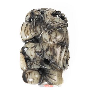 A group of four Chinese stone figures, 20th century.