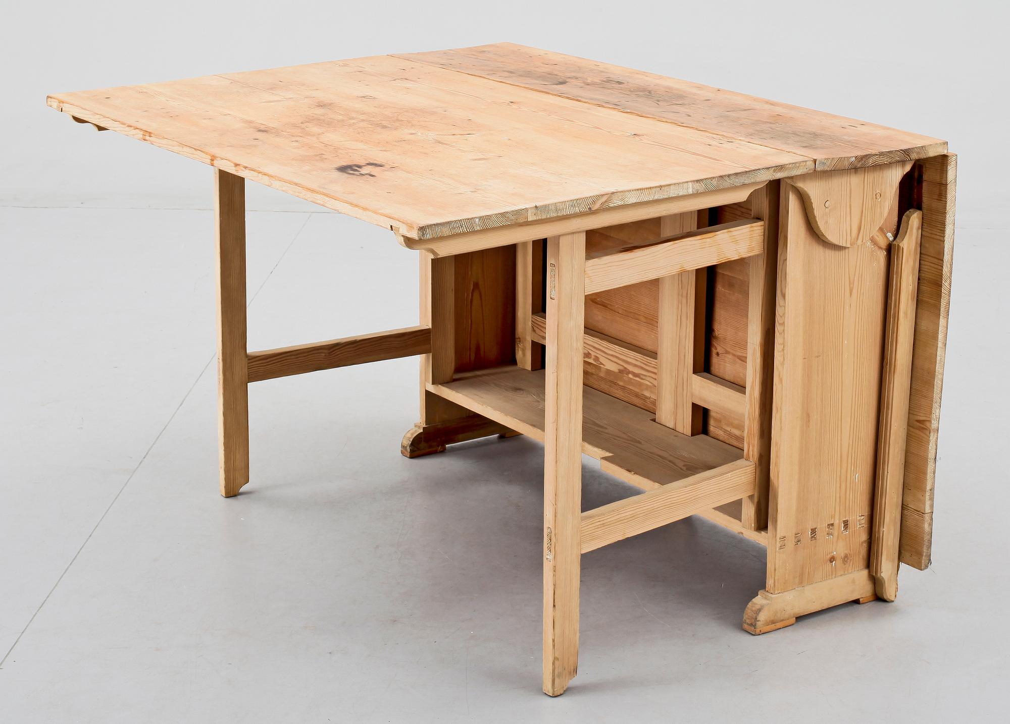 SLAGBORD, allmoge, 1800-tal.