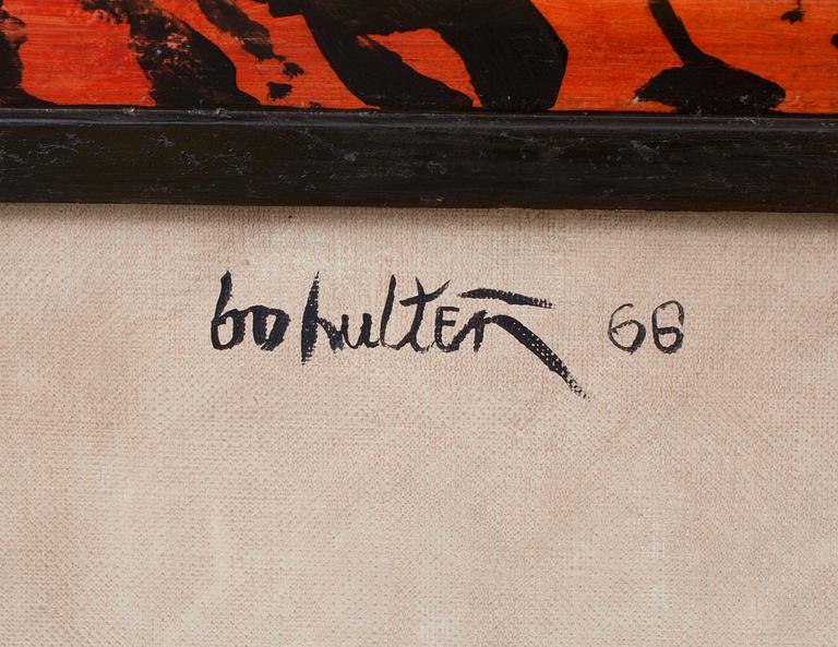 BO HULTÉN , olja på duk, signerad och daterad 66.