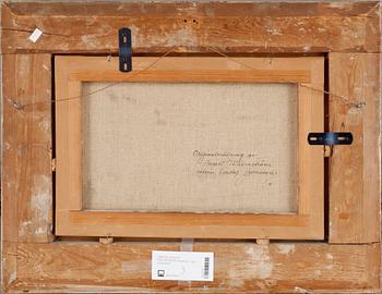 AUGUST MALMSTRÖM, tillskriven, olja på pannå,