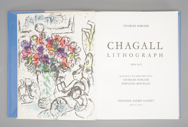 BOK, "Chagall Lithographe IV 1969-1973", utgiven av André Sauret, 1974.