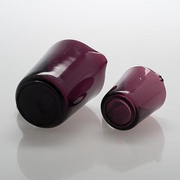 Mid 20th century dinking glasses 10+6 an d two jugs among other Iittala.