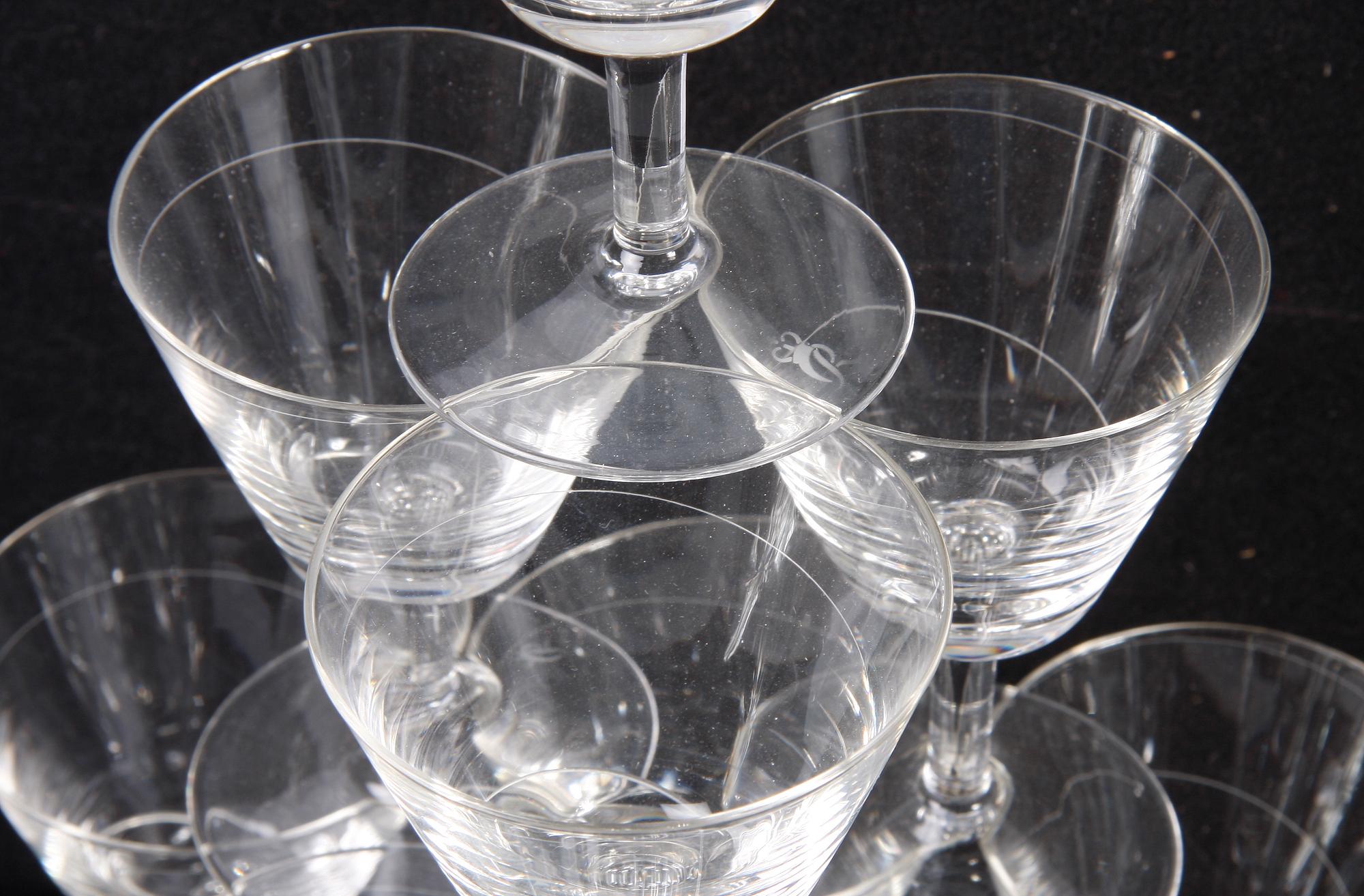 GLASSERVIS, Rosenthal, ca 42 delar.