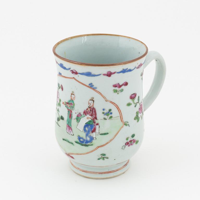 A famille rose jug, Qing dynasty, Qianlong (1736-95).