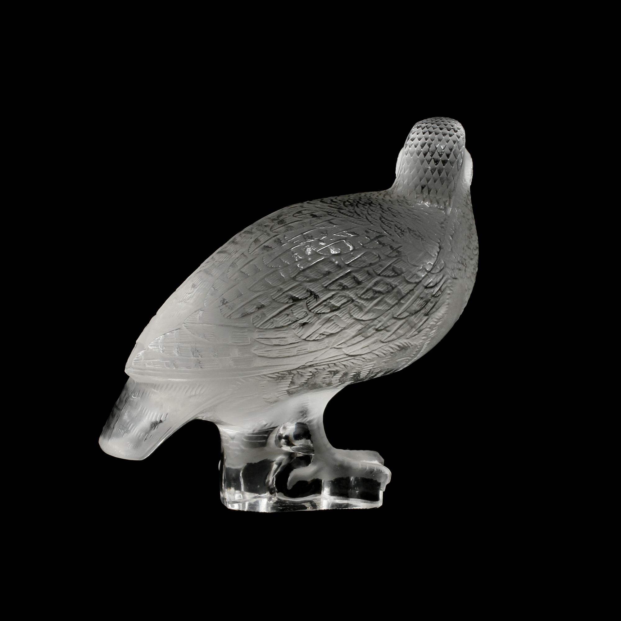 FIGURIN, glas, Lalique, 1900-talets andra hälft.
