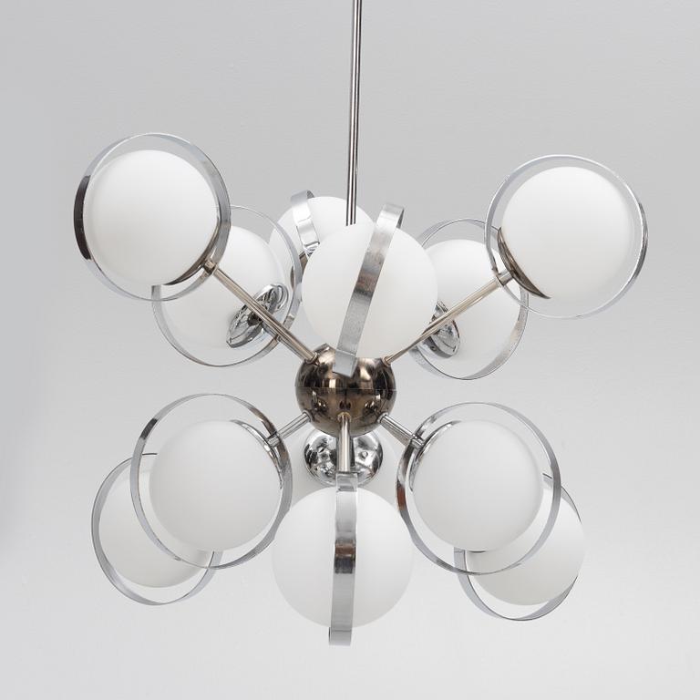 Ceiling lamp, Sputnik model, 1970s.