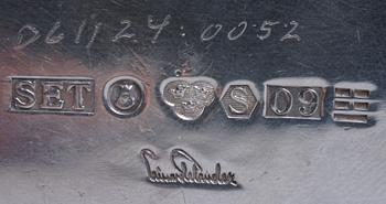 VAS, silver, Einar Telander, Stockholm 1964. Tot vikt 690 g.