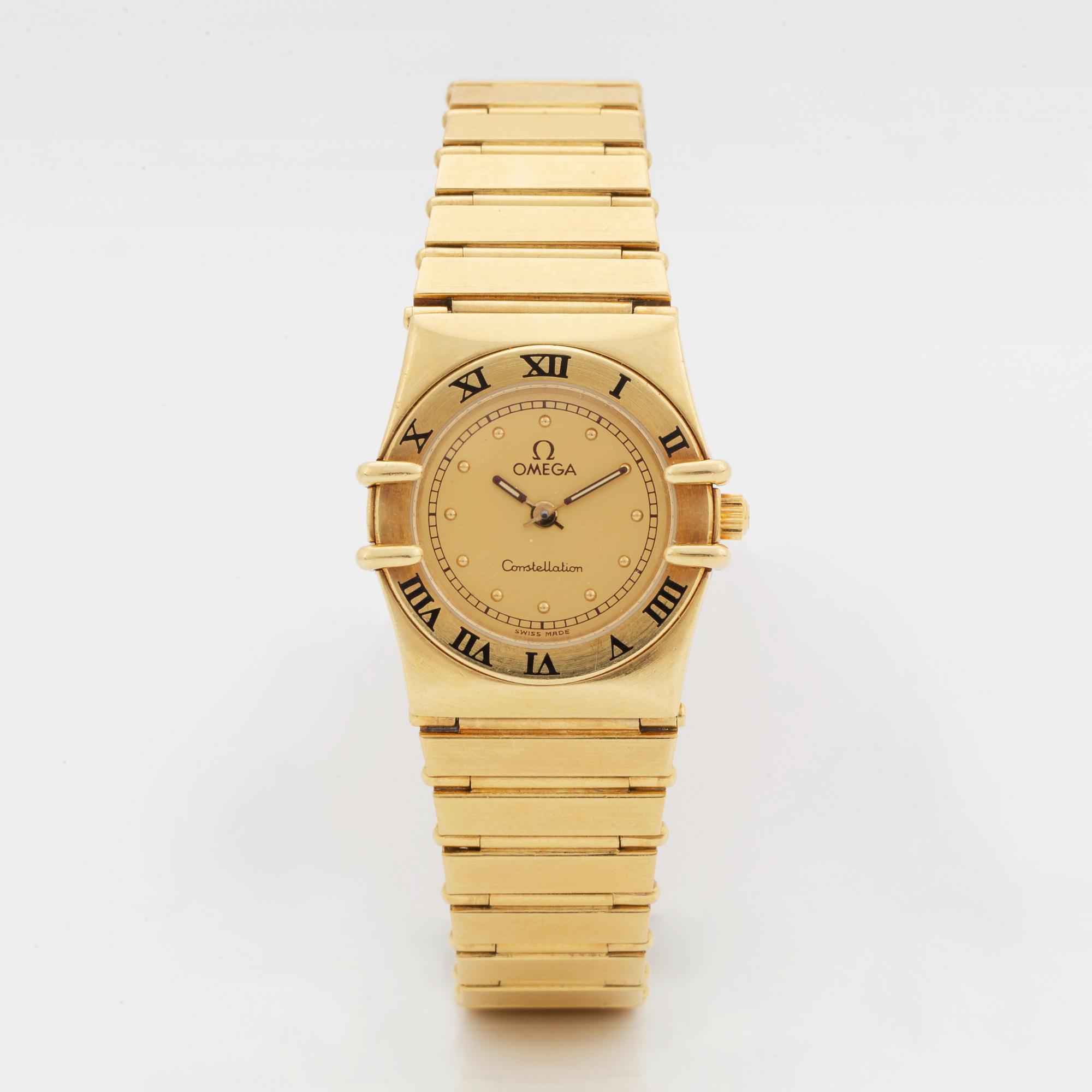 Omega, Constellation, armbandsur, 22,5 mm.