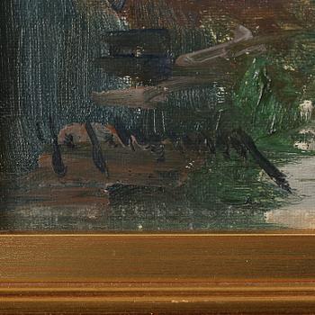 YO JOHANSSON, olja på duk, signerad.