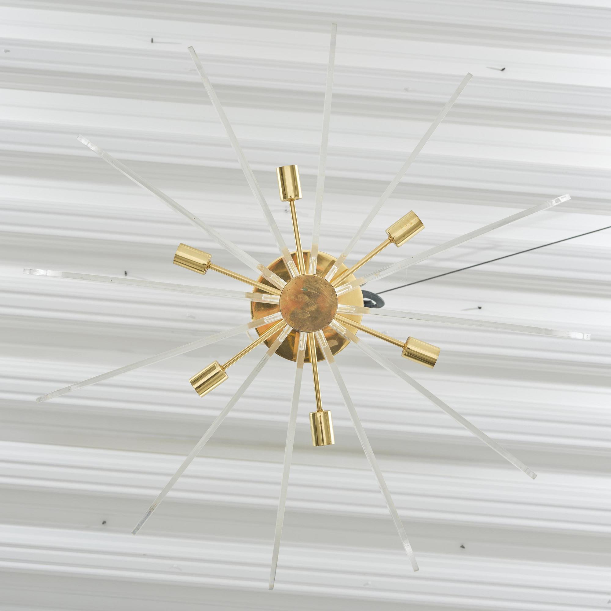 Hans-Agne Jakobsson, a rare ceiling lamp model "C 2438", Hans-Agne Jakobsson AB, Markaryd, ca. 1981-83.