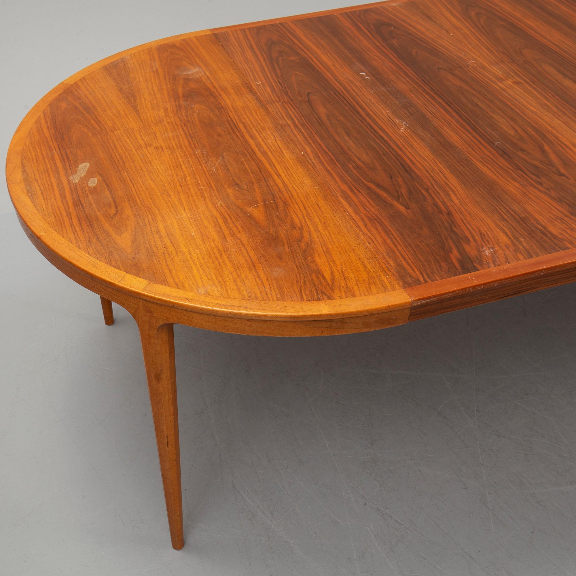 Bertil Fridhagen, "Diamant" a walnut dining table.