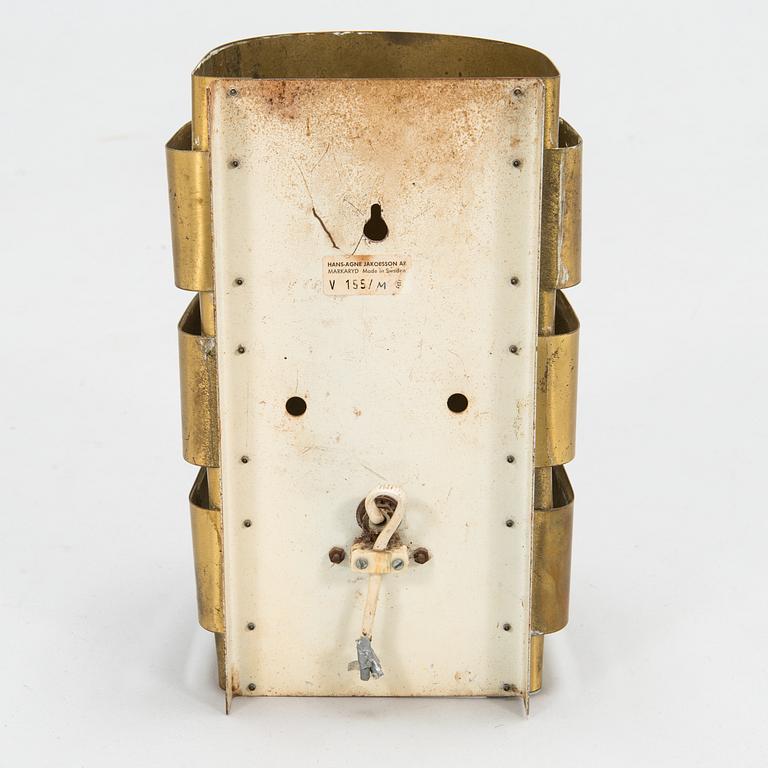 Hans-Agne Jakobsson, vägglampa, modell V155/M, Markaryd 1960-tal.