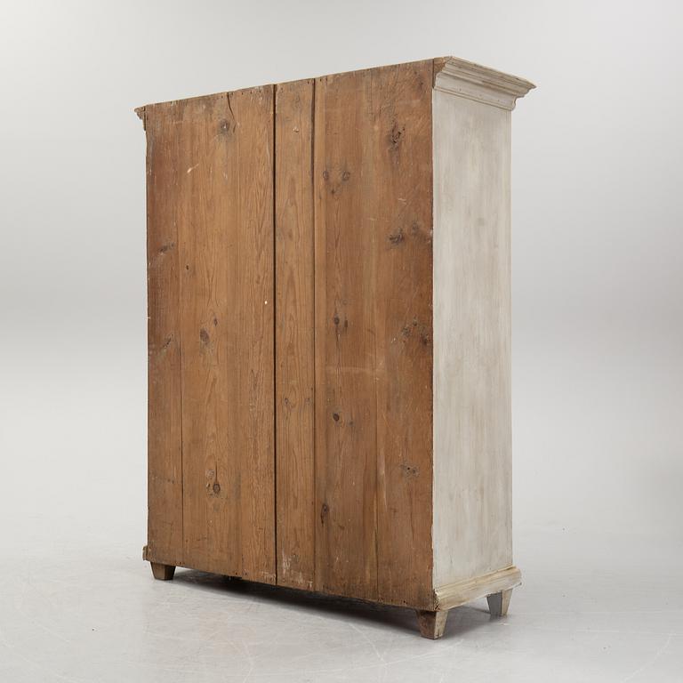 A painted cabinet, 19th Century.