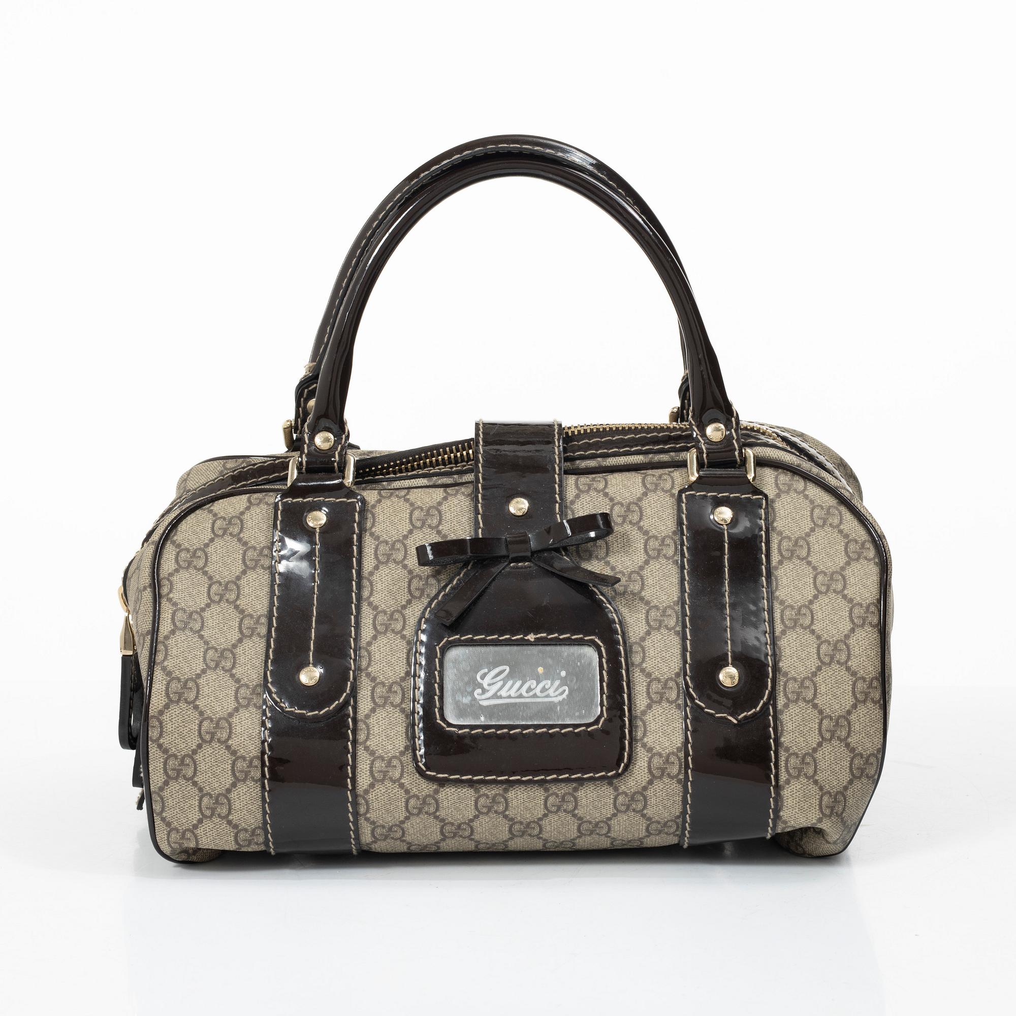 Gucci, väska, "GG Supreme Boston Bag".