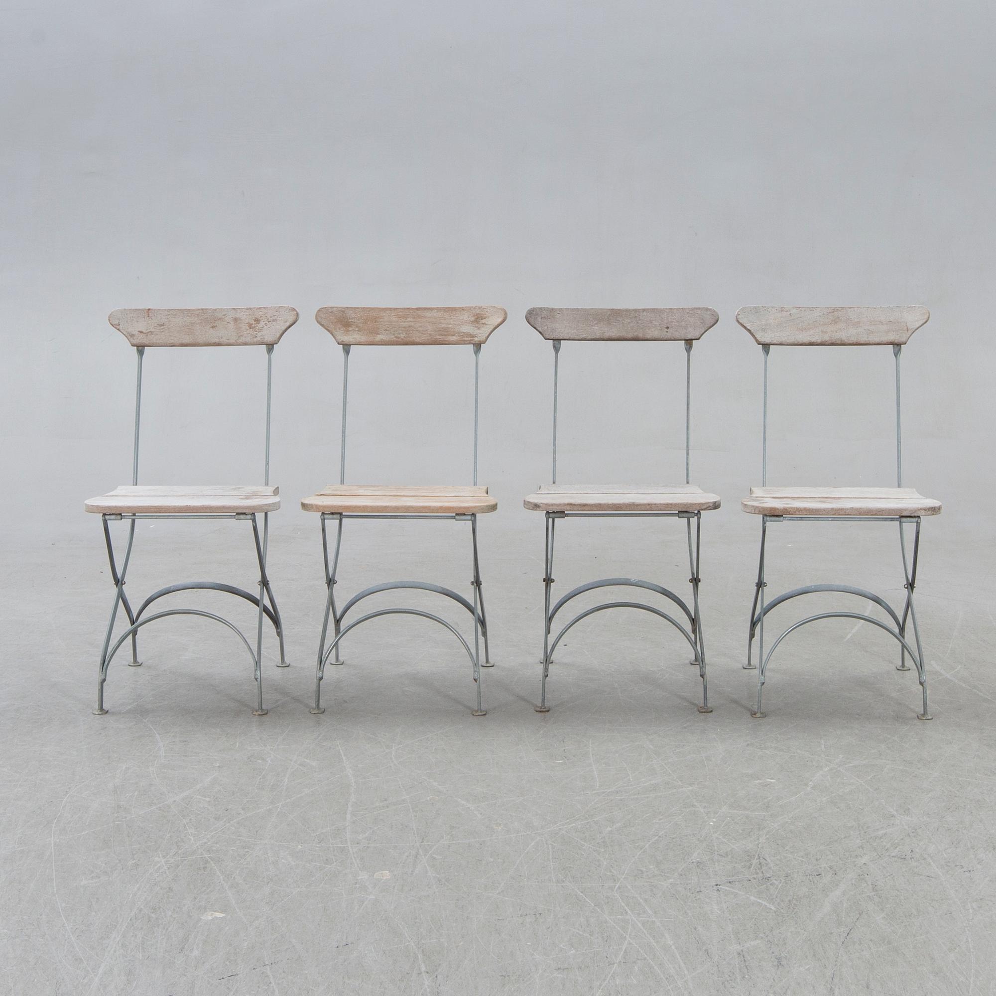 Byarum, "Bryggeristol, 4 st, Honduras Mahogny.