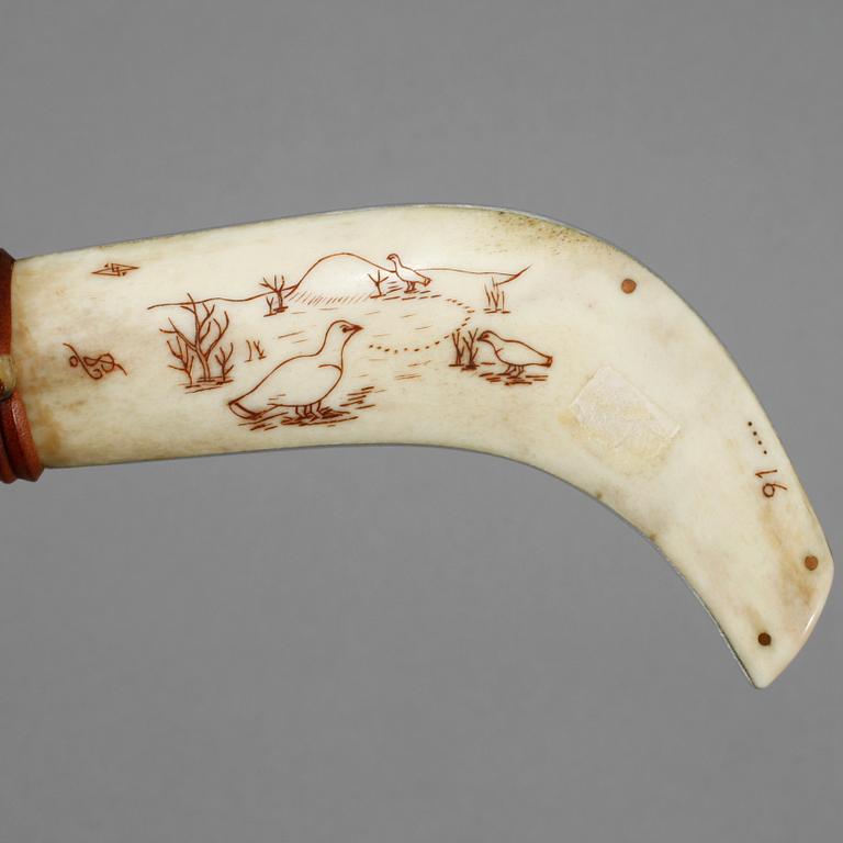SAMEKNIV, Sten-Åke Forsberg, monogramsignerad, 1900-tal.