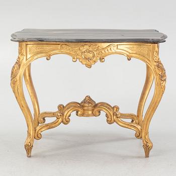 Salon table, Rococo style, circa mid-20th century.