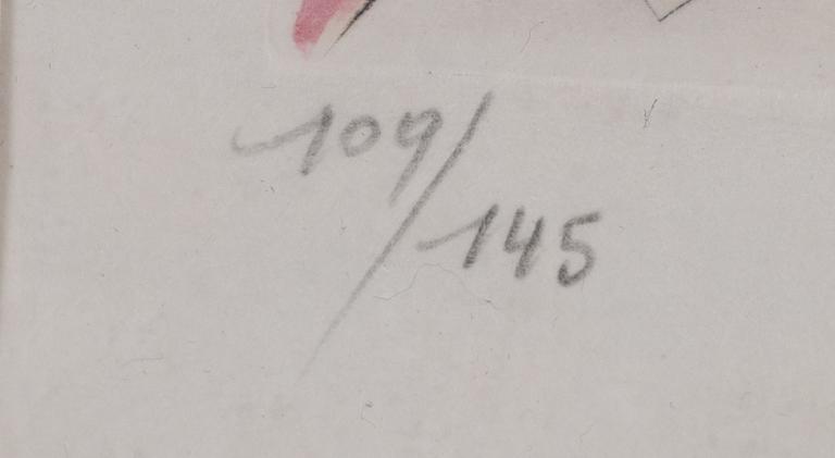 Salvador Dalí, "La femme à la béquille",  from Venus in Furs.