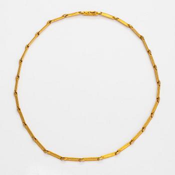 Björn Weckström, Halsband, "Nile", 14K guld. Lapponia 1978.