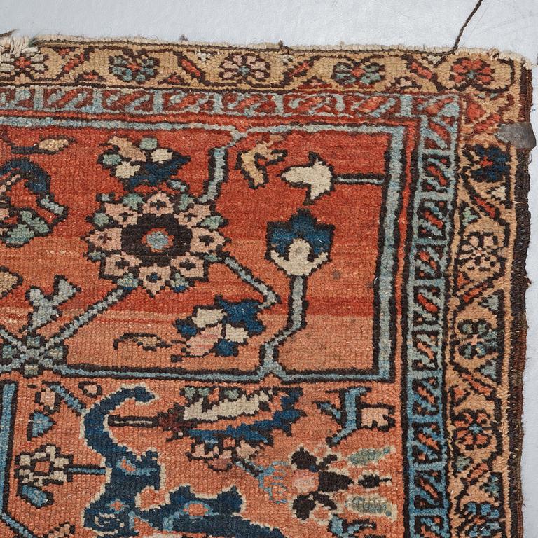 A CARPET, an antique northwest Persian, ca 414-425 x 248,5-260 cm.