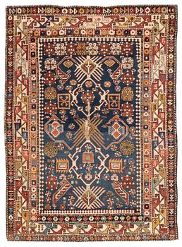 An antique Bidjov rug East Caucasus, c. 163 x 115 cm.