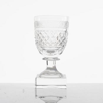 Elis Bergh, glass service, 20 pieces, "Kent", Kosta, mid-20th Century.