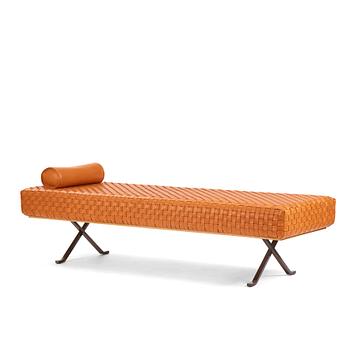 57. Enzo Mari, a "Sigmund" daybed, Arte & Cuoio, Italy.