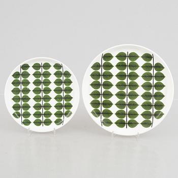 Stig Lindberg, servis, 50 delar, flintgods, "Berså", Gustavsberg, 1900-talets senare del.