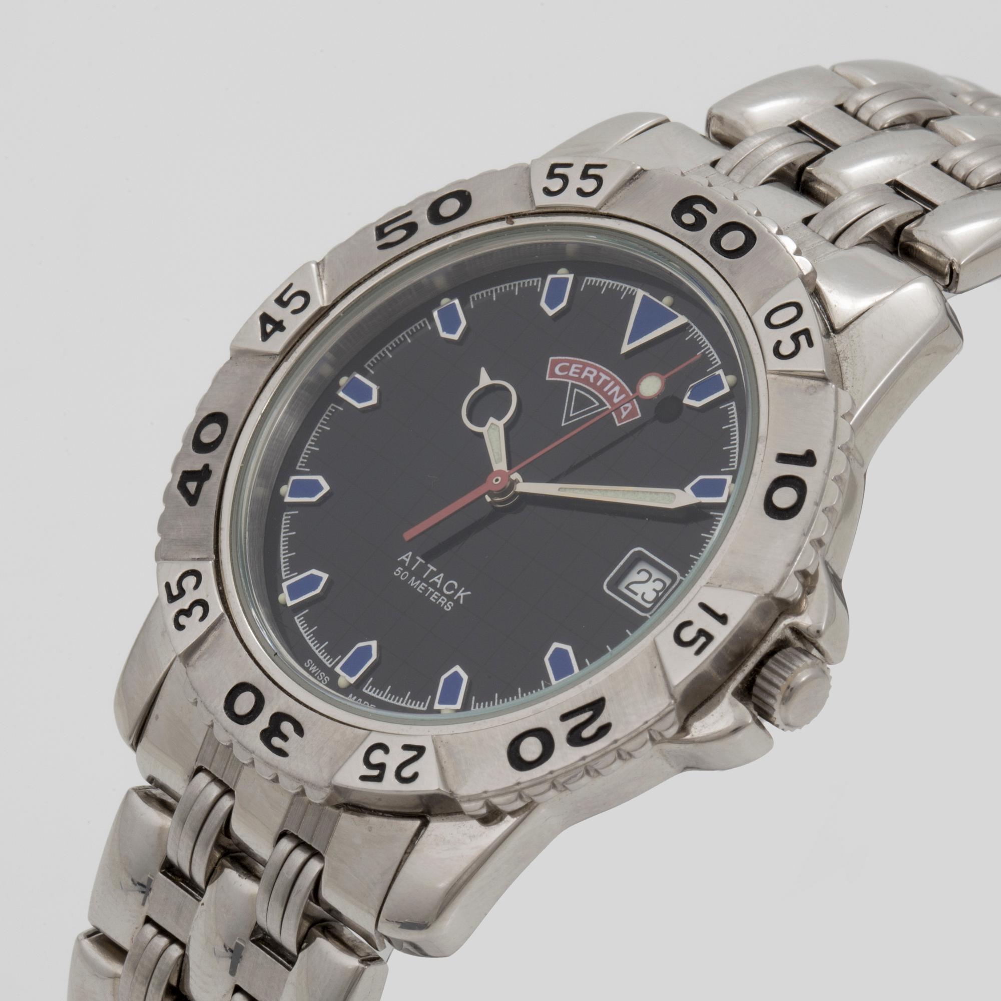Certina attack 50 meters price new arrivals