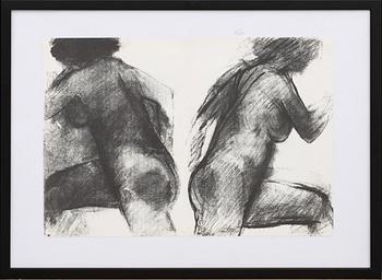 Claude Garache · CLAUDE GARACHE, lithographe, unsigned, from Derrière le Miroir no 250, 1982.