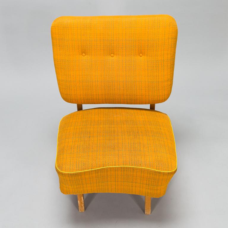 Oiva Parviainen, a mid-20th century 'Susanna' armchair for Lahden Lepokalusto, Finland.
