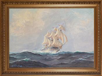 Alexander Wilhelms, olja på duk, signerad.