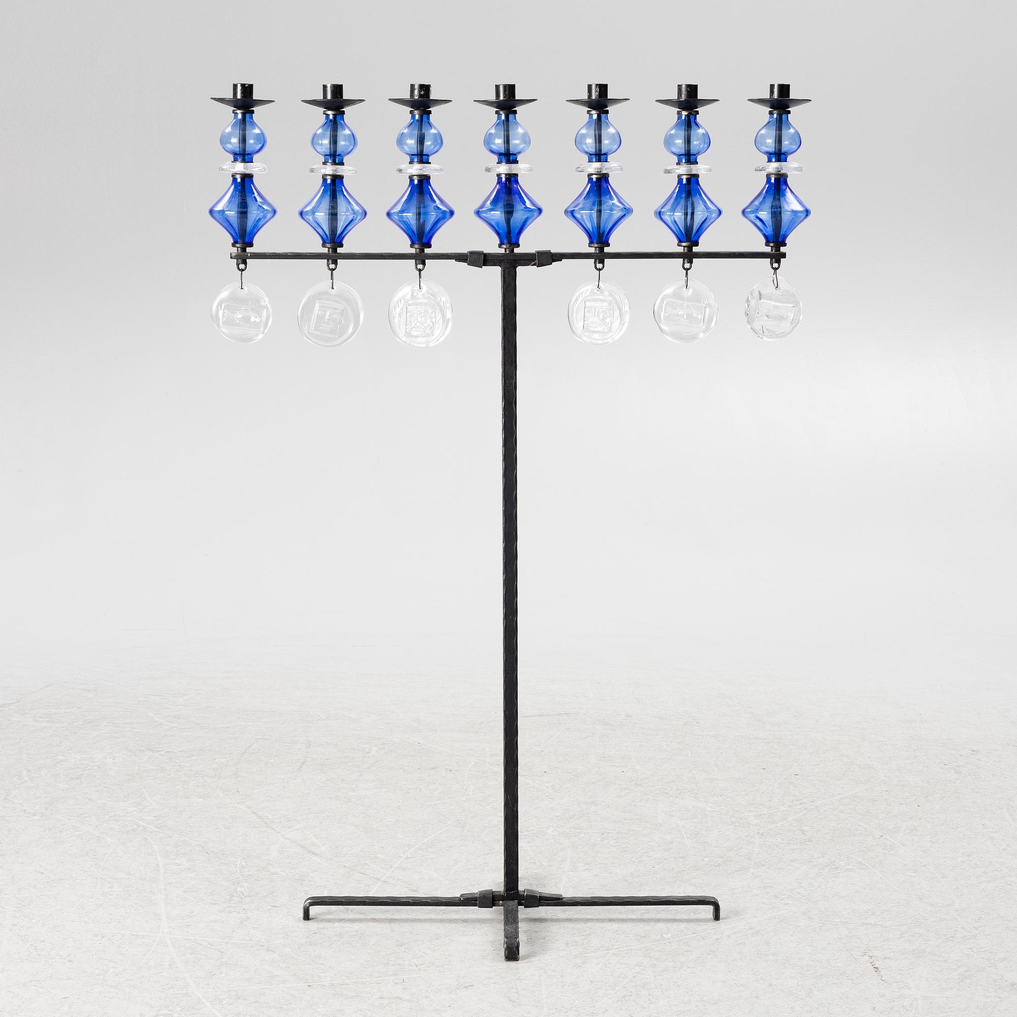 Erik Höglund, golvkandelaber, Boda Smide.