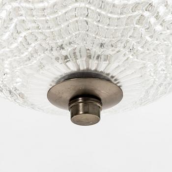 Taklampa troligen Orrefors 1940/50-tal.