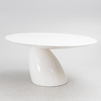 Eero Aarnio, a dining table, 'Parabel', designed in 1994.