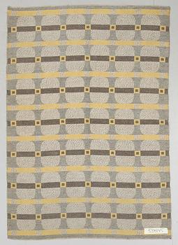 MATTA, dubbelvävd, 1900-talets mitt. Ca 200 x 140 cm.